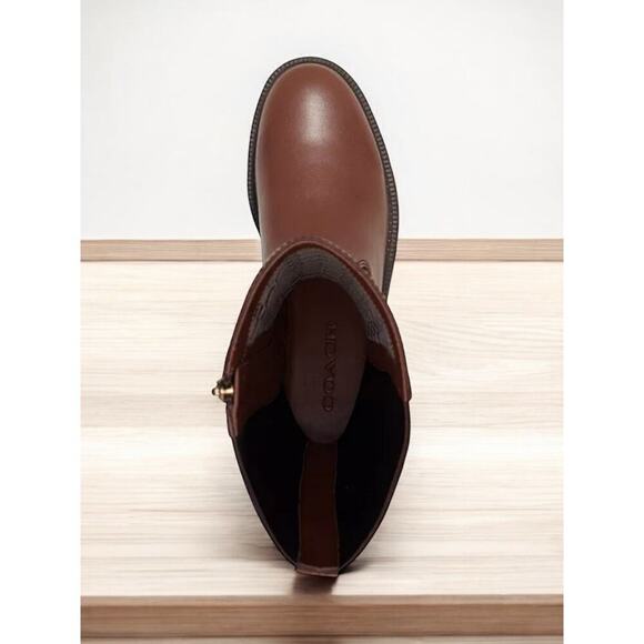 NWT Coach CO490 Faith Leather Boot Size 9B - Picture 5 of 10